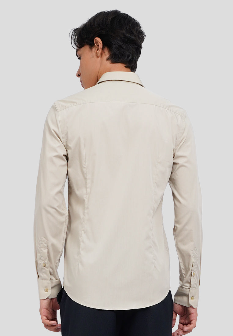 Easy Care Slim Fit Long Sleeve Basic Shirt