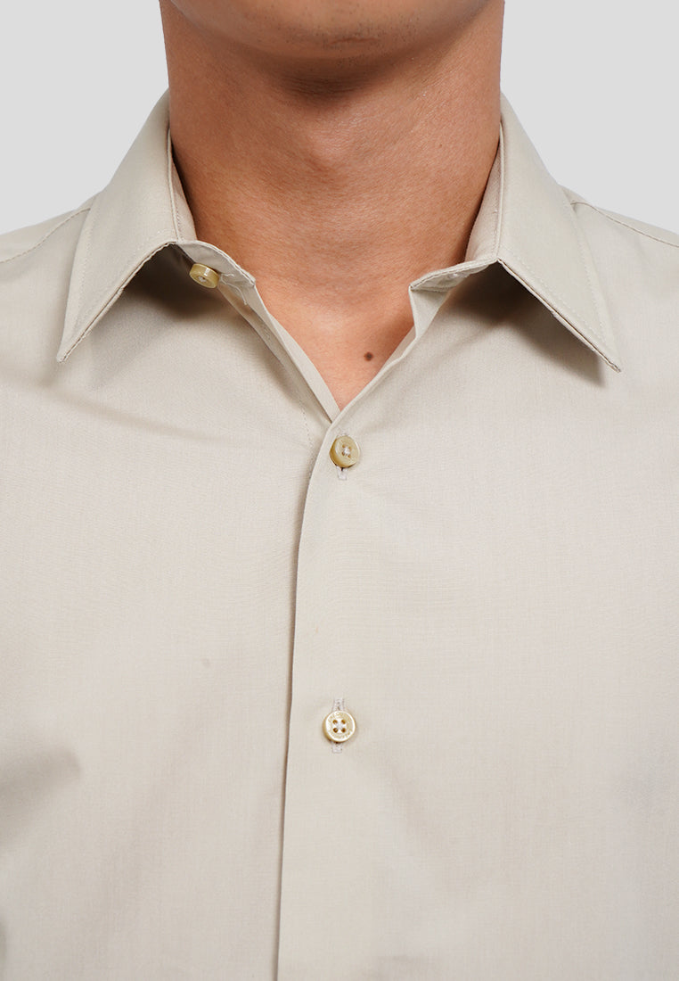 Easy Care Slim Fit Long Sleeve Basic Shirt