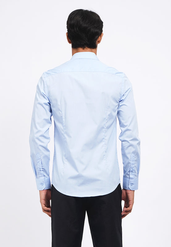 Slim Fit Basic Long Sleeve Shirt