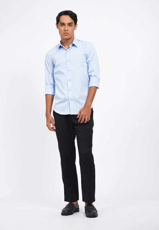 Slim Fit Basic Long Sleeve Shirt