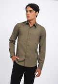 Slim Fit Basic Long Sleeve Shirt