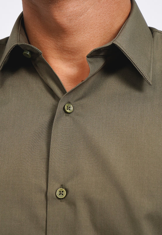 Slim Fit Basic Long Sleeve Shirt