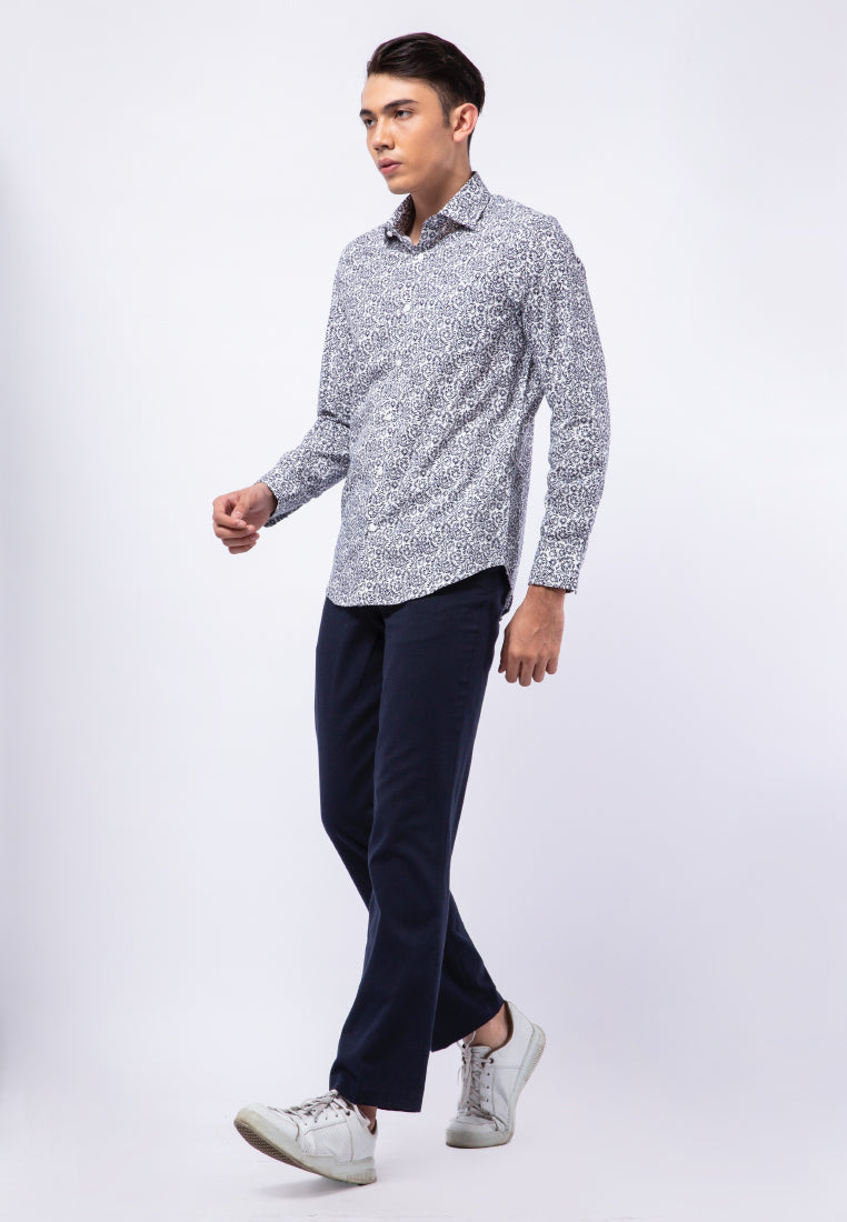 Printed Long Sleeve Shirt