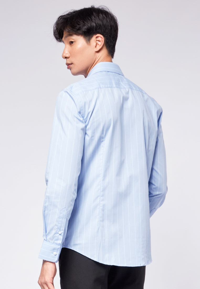 Slim Fit Long Sleeve Stripes Shirt