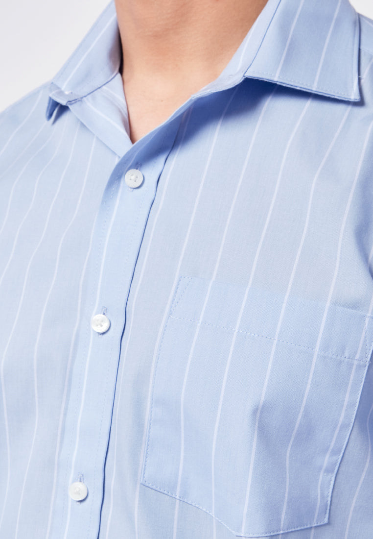 Slim Fit Long Sleeve Stripes Shirt