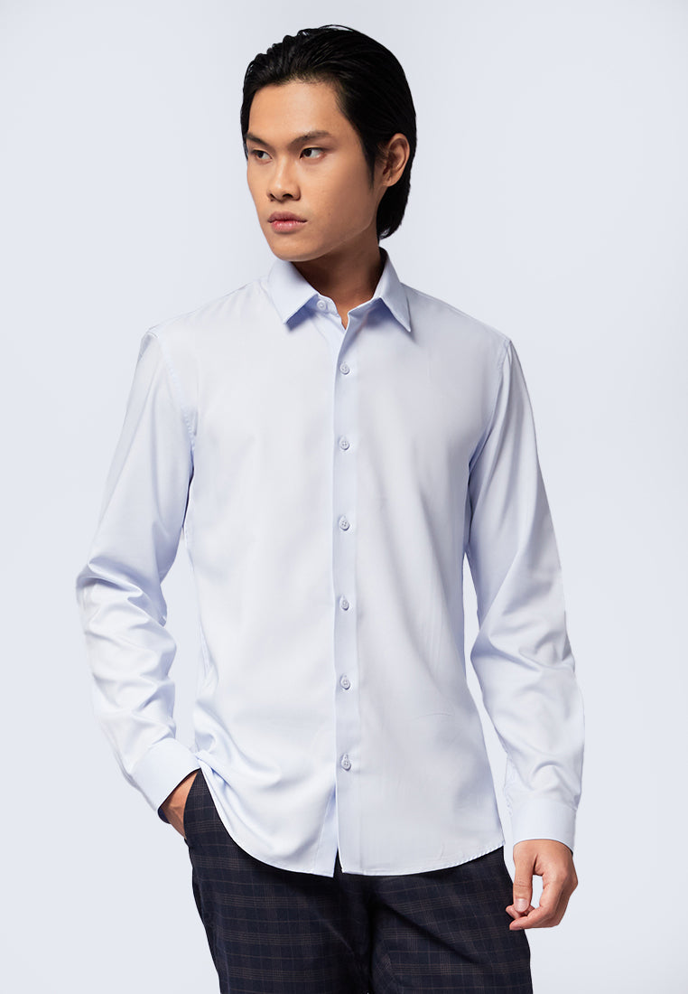 Slim Fit Long Sleeve Formal Shirt