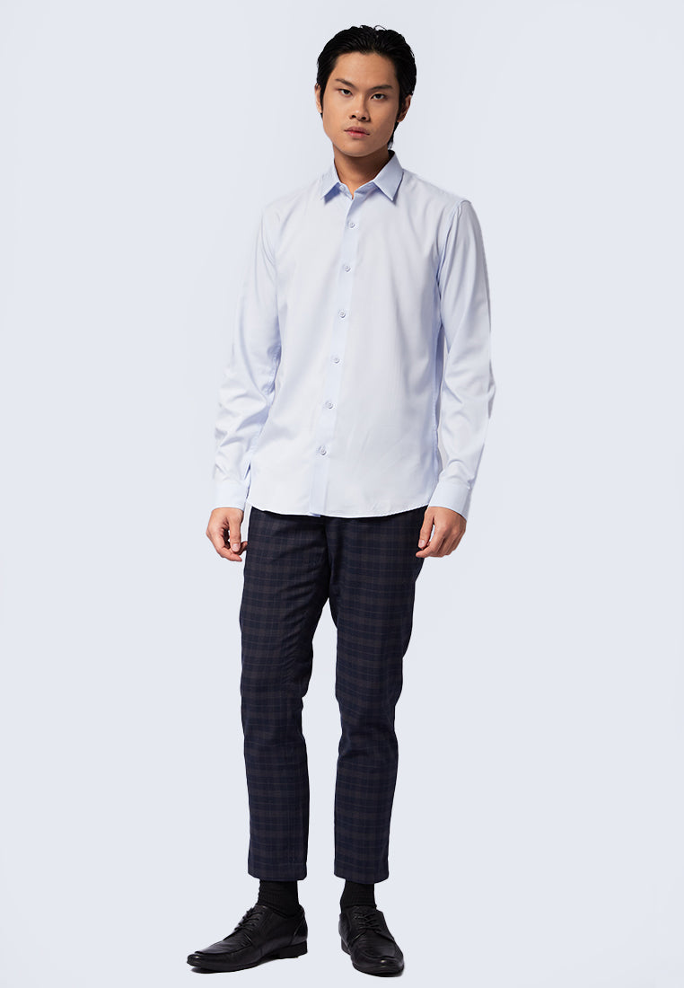 Slim Fit Long Sleeve Formal Shirt