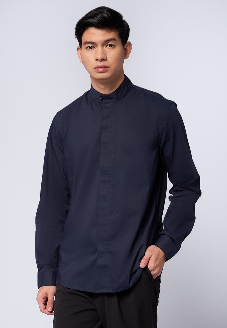 Long Sleeve Mock Neck Shirt