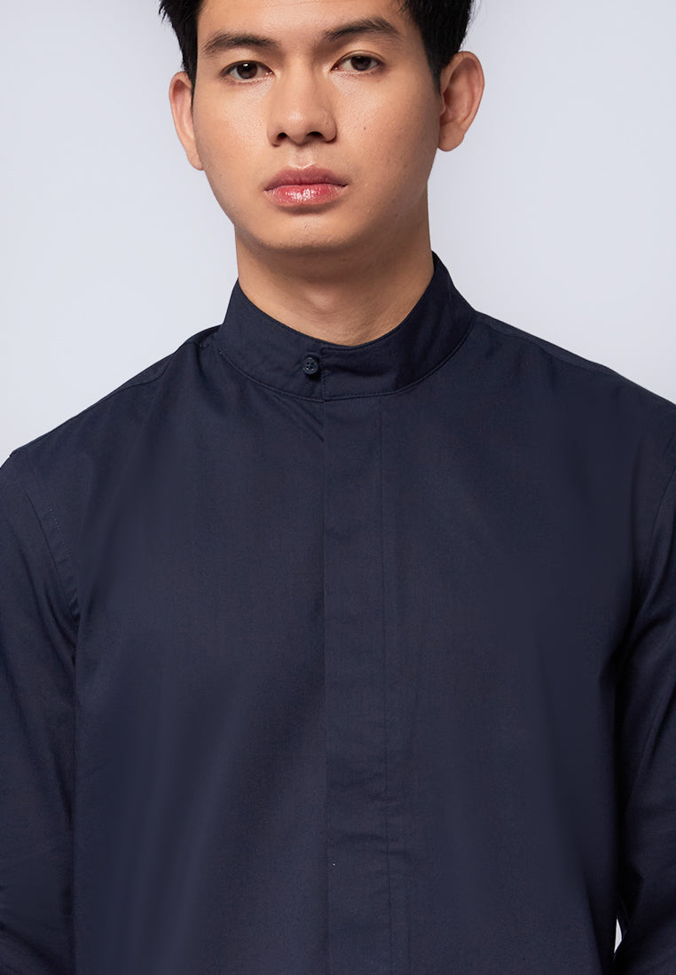 Long Sleeve Mock Neck Shirt