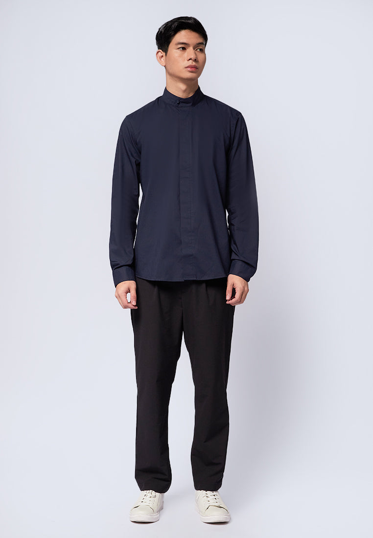 Long Sleeve Mock Neck Shirt