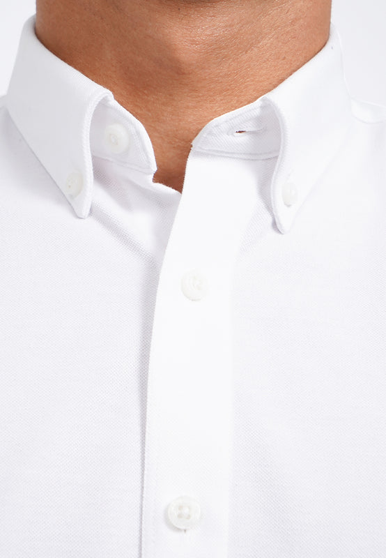 Slim Fit Long Sleeve Knit Shirt
