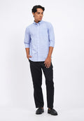Slim Fit Long Sleeve Stripes Shirt
