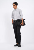 Slim Fit Long Sleeve Stripes Shirt