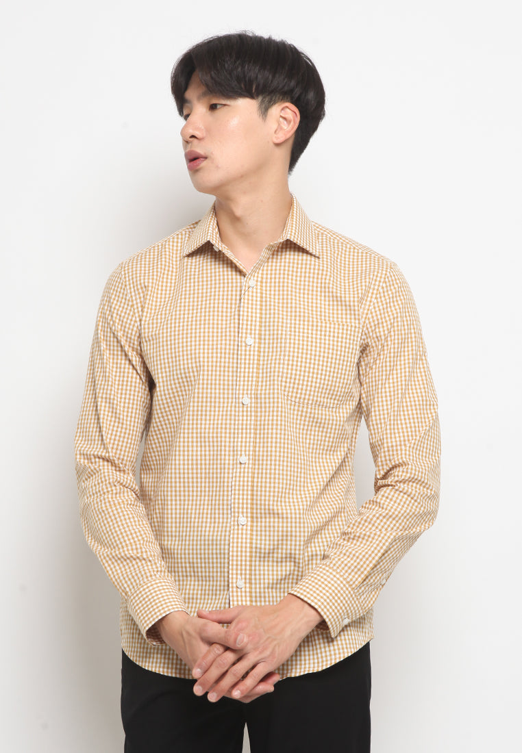 Easy Care Printed Long Sleeve Shirt