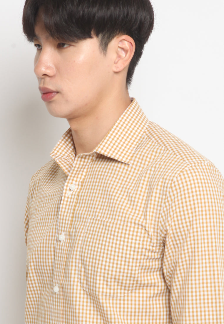 Easy Care Printed Long Sleeve Shirt