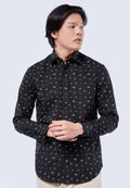 Slim Fit Printed Long Sleeve Shirt