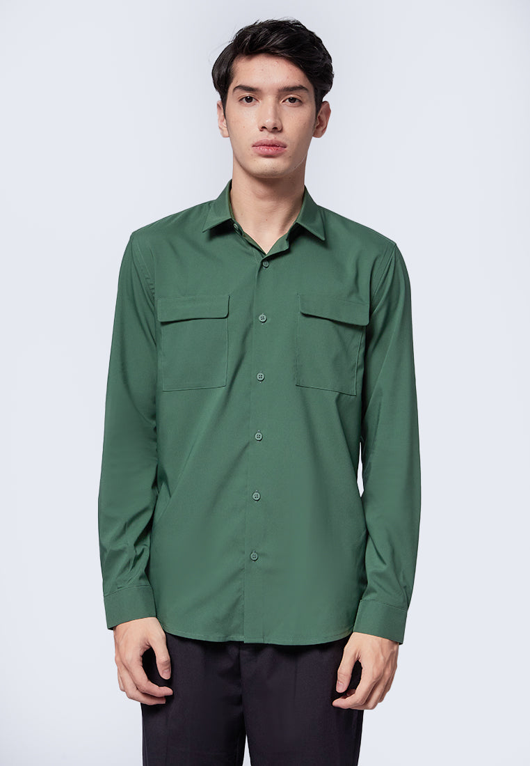 Double Pocket Long Sleeve Shirt