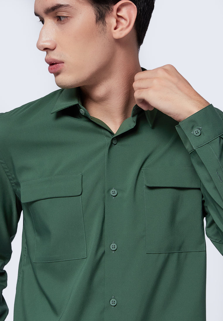 Double Pocket Long Sleeve Shirt