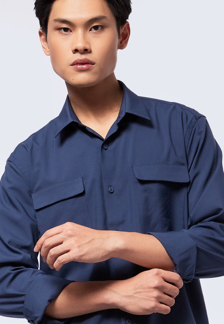 Long Sleeve Shirt with Double Pocket