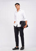 Slim Fit Long Sleeve Textured Shirt