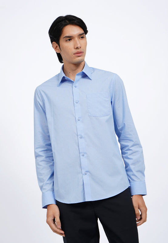 Slim Fit Long Sleeve Stripes Shirt