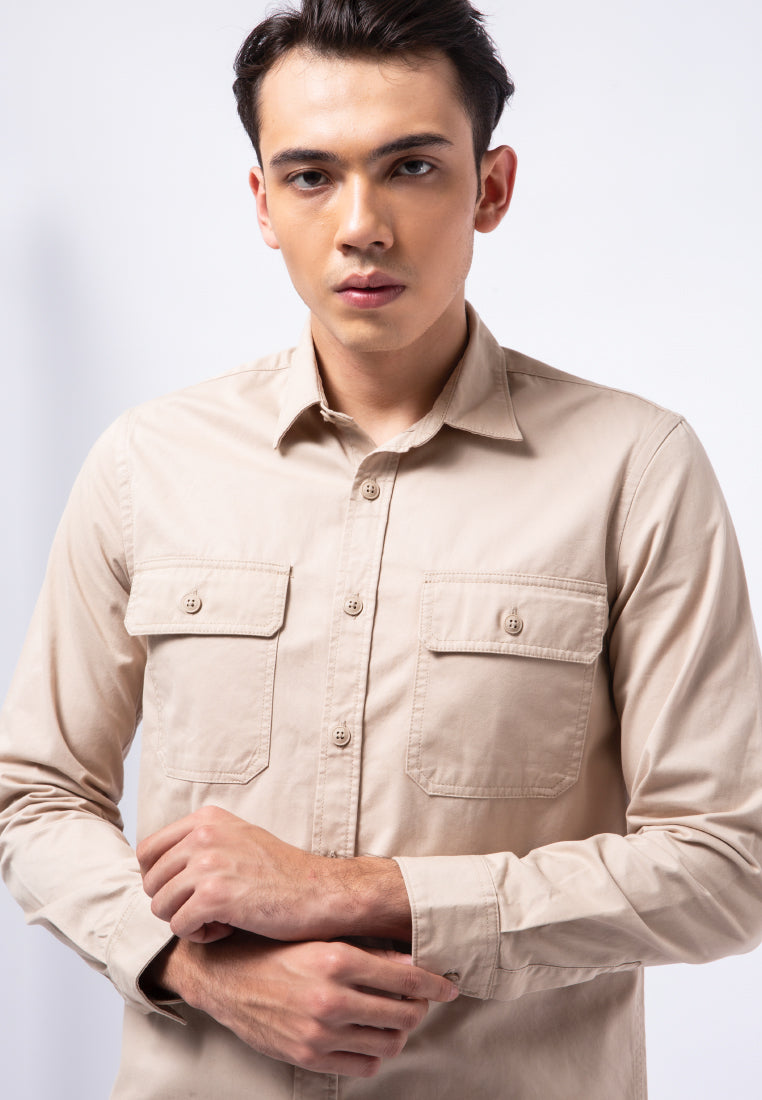 Double Pocket Long Sleeve Shirt