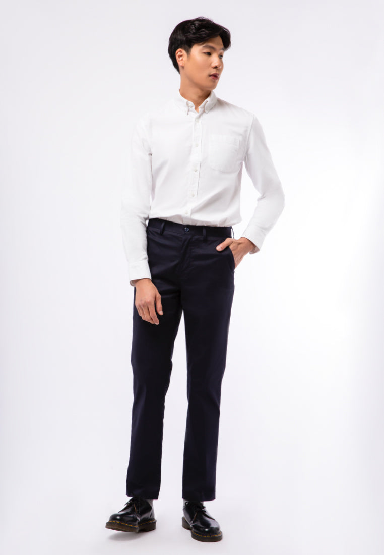 Slim Fit Long Sleeve Oxford Shirt
