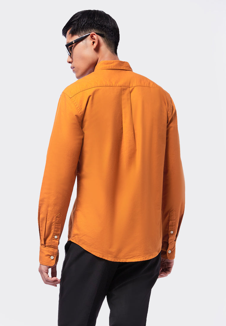 Slim Fit Long Sleeve Oxford Shirt