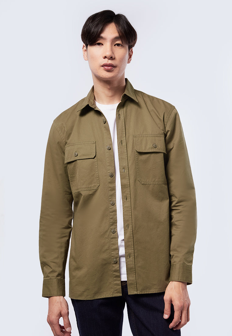 Double Pocket Long Sleeve Shirt