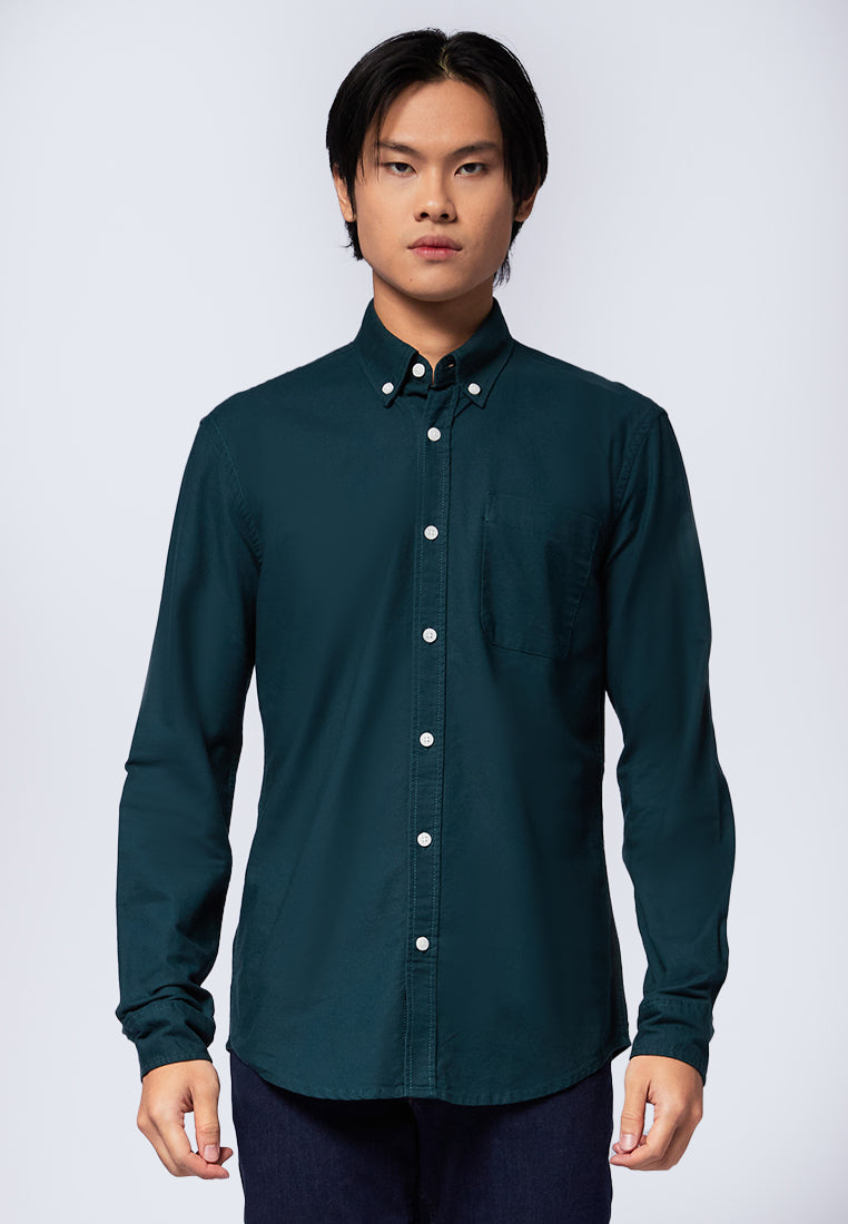 Slim Fit Long Sleeve Oxford Shirt