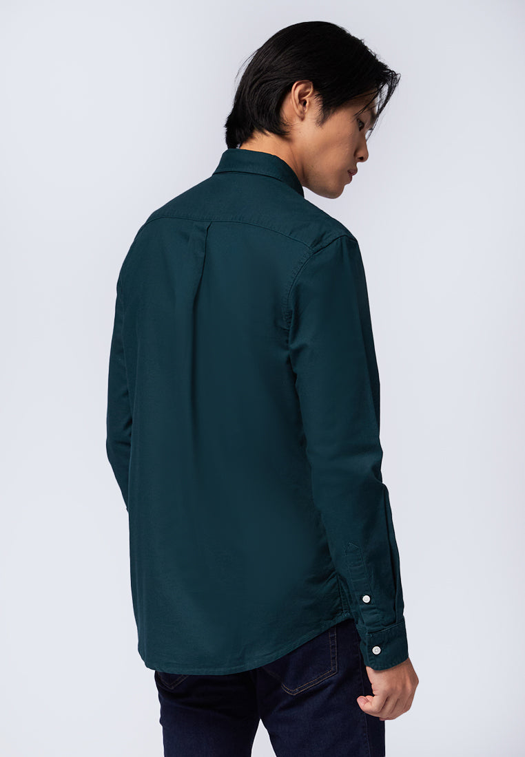 Slim Fit Long Sleeve Oxford Shirt