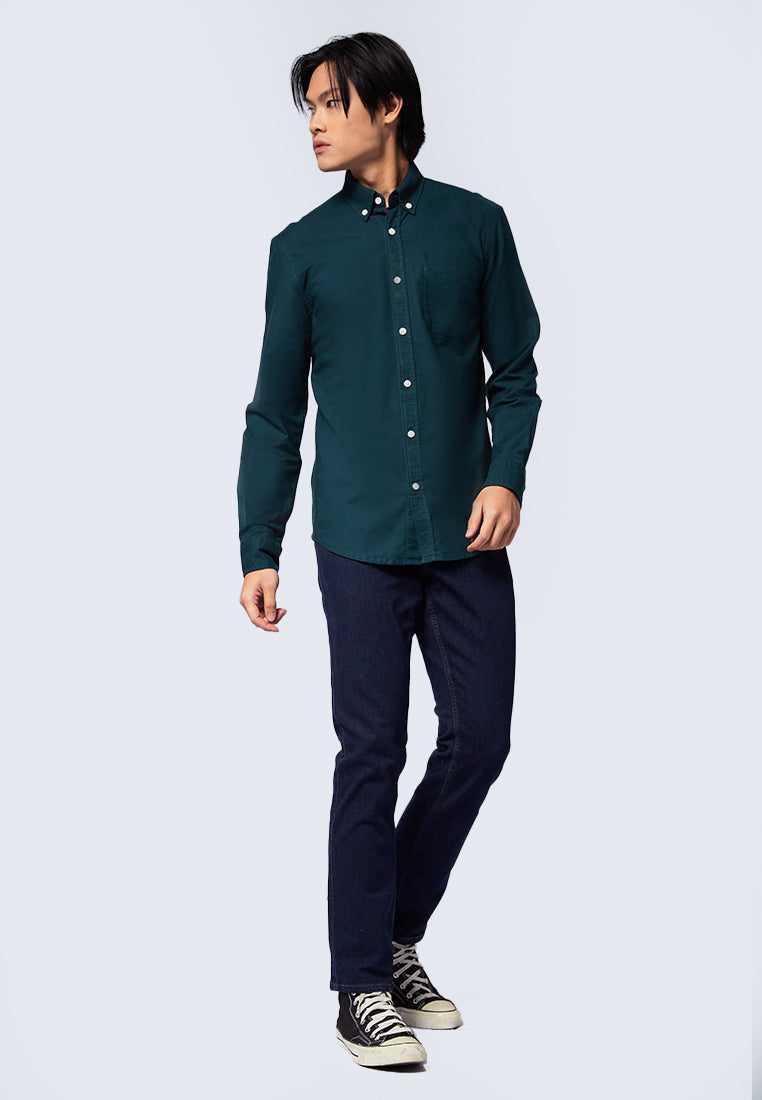 Slim Fit Long Sleeve Oxford Shirt