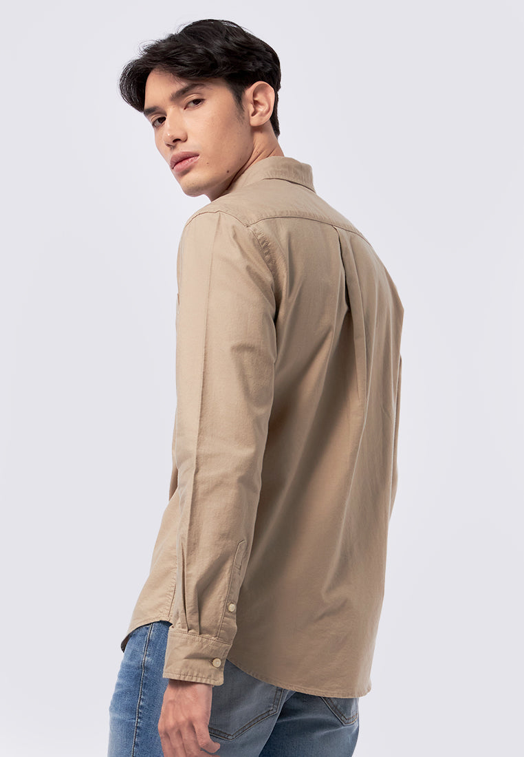 Slim Fit Long Sleeve Oxford Shirt