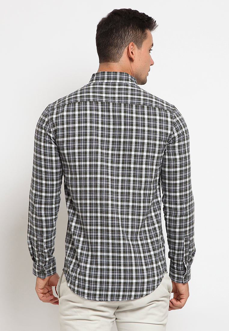 Checked long sleeves shirt