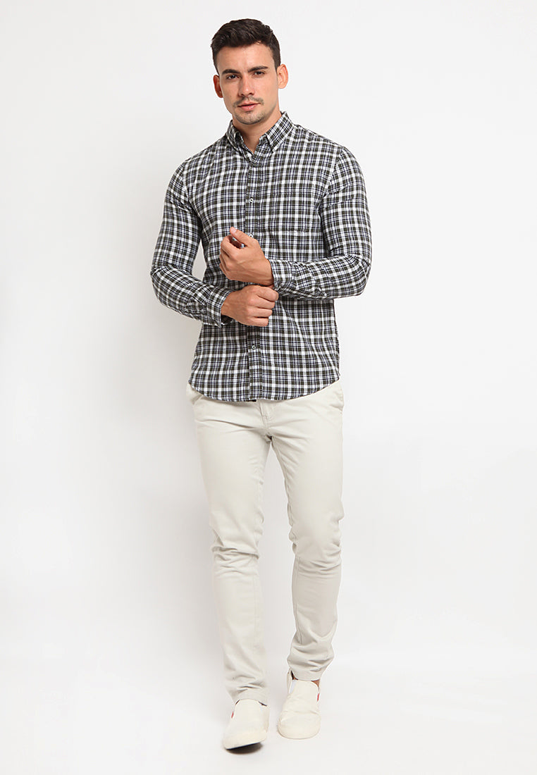 Checked long sleeves shirt