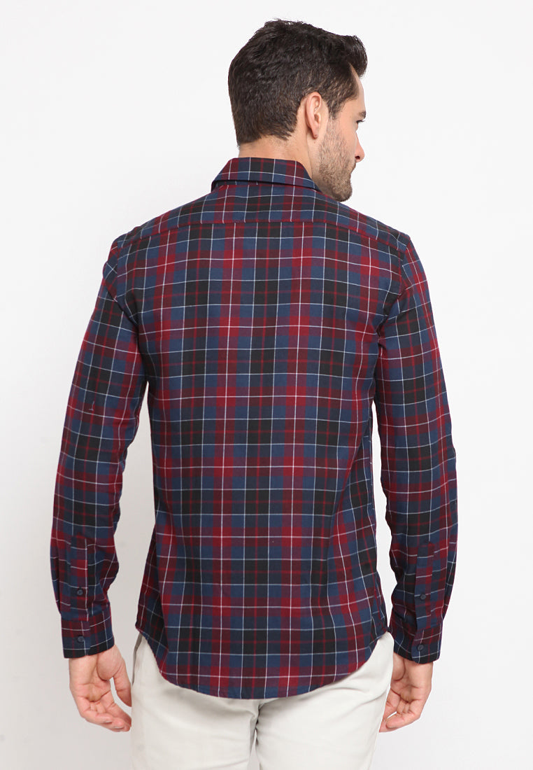 Plaid Long Sleeves Shirt