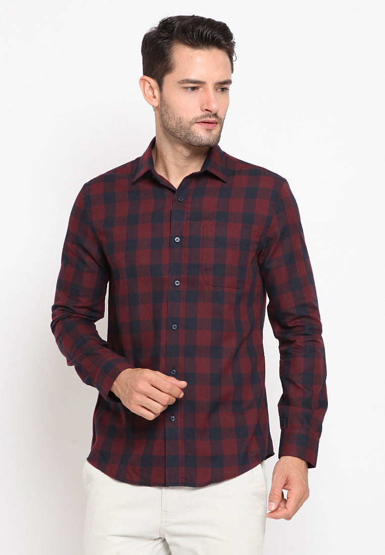 Plaid Long Sleeves Shirt