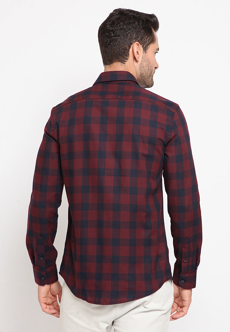 Plaid Long Sleeves Shirt