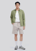 Long Sleeve Utility Knit Shirt Dusty Green