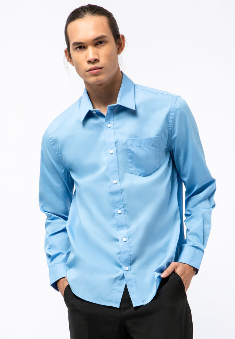 Long Sleeves Shirt Light Blue