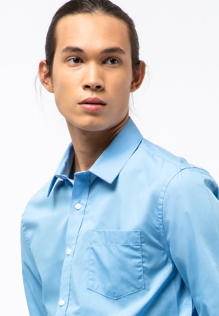 Long Sleeves Shirt Light Blue