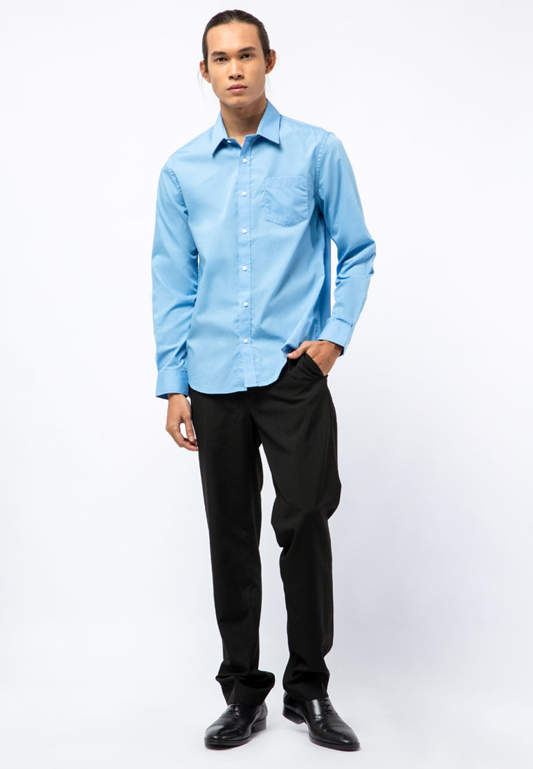 Long Sleeves Shirt Light Blue