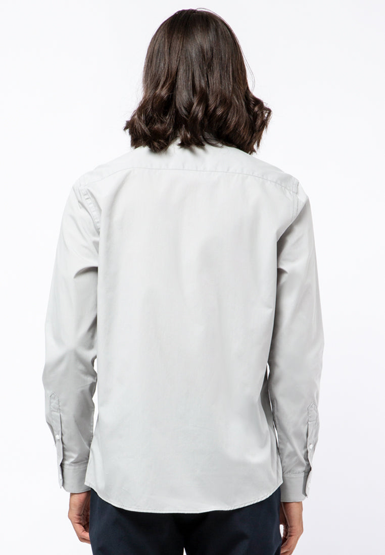 Long Sleeves Shirt Light Grey