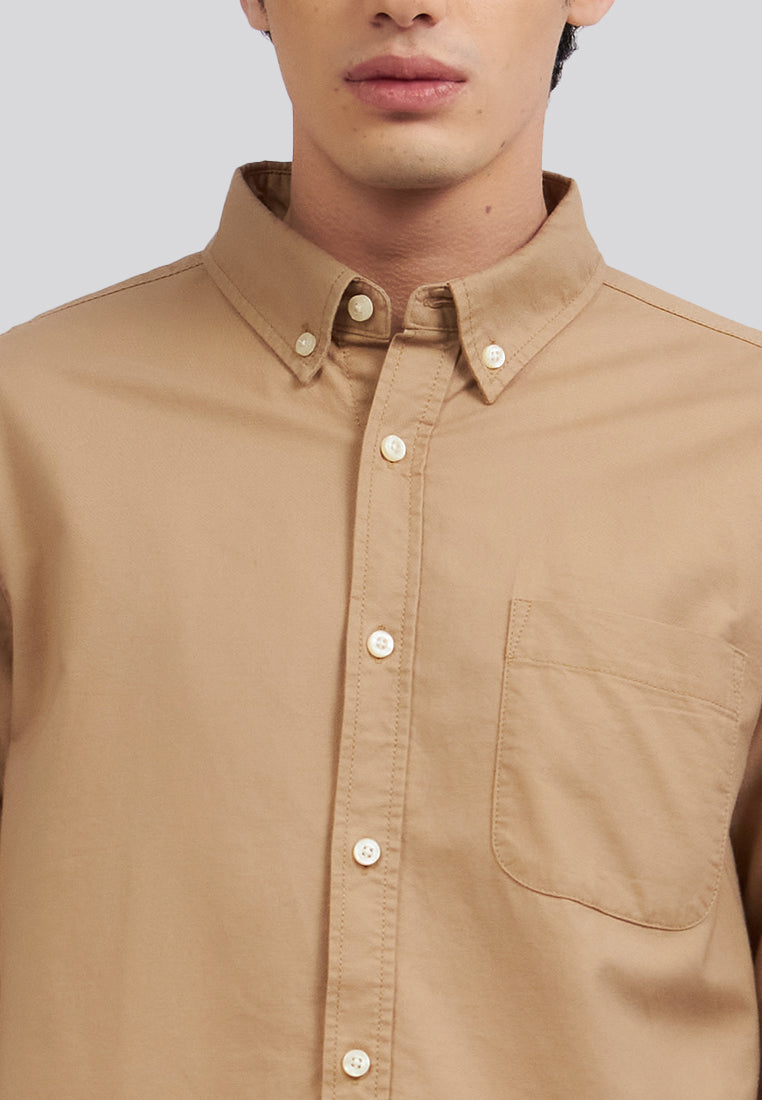 Regular Fit Oxford Long Sleeve Shirt