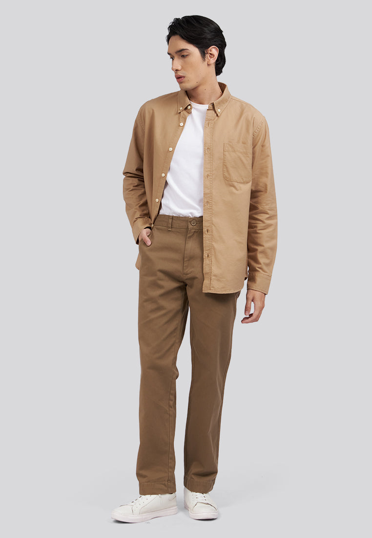 Regular Fit Oxford Long Sleeve Shirt