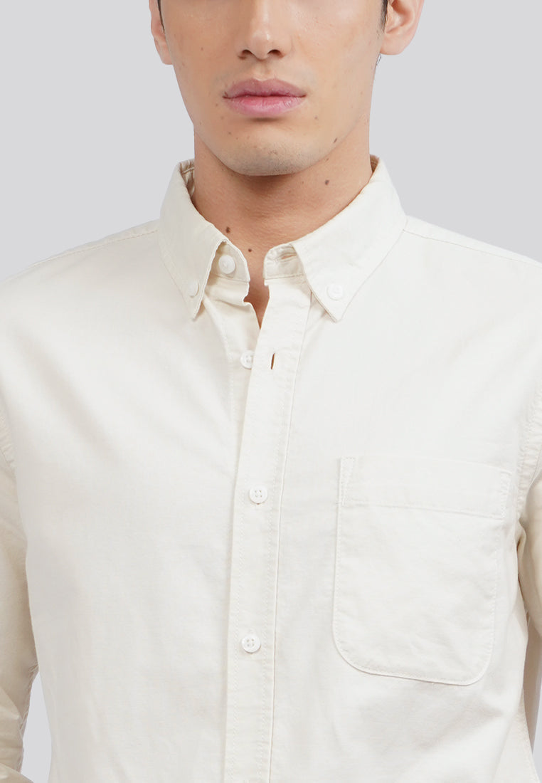 Long Sleeve Basic Shirt with Pocket