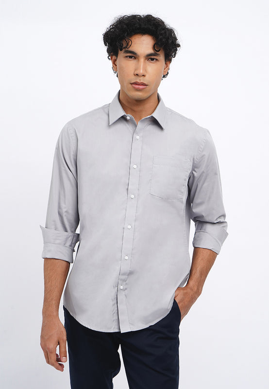 Regular Fit Basic Long Sleeve Shirt