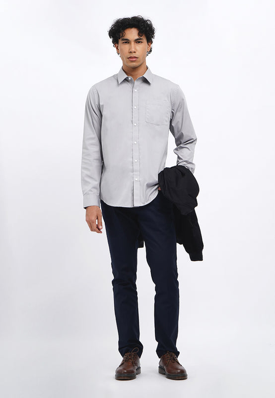 Regular Fit Basic Long Sleeve Shirt