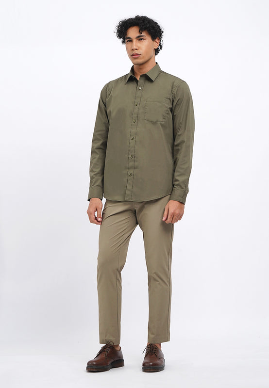Regular Fit Basic Long Sleeve Shirt