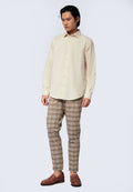 Regular Fit Long Sleeve Shirt Beige